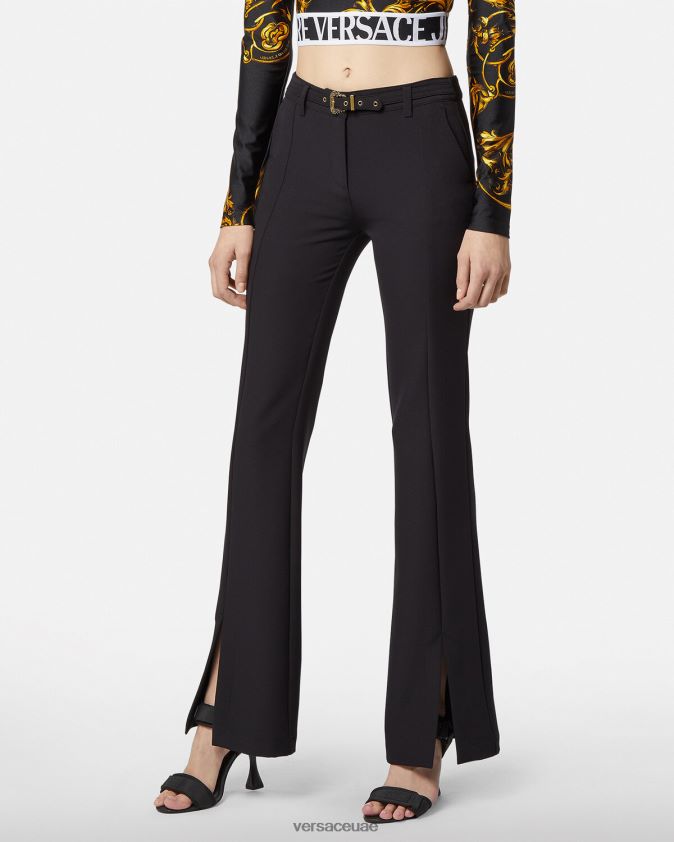 نحيف سروال باروكي كوتور 1 بإبزيم Versace أسود 0FVD2J2247 ملابس