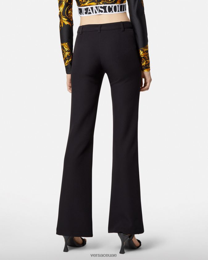 نحيف سروال باروكي كوتور 1 بإبزيم Versace أسود 0FVD2J2247 ملابس