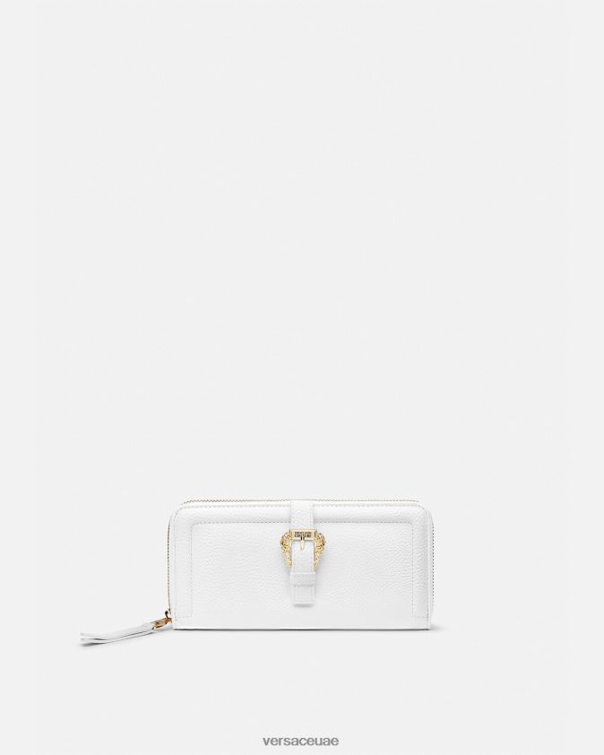 نحيف محفظة كوتور 1 القارية Versace أبيض 0FVD2J2319 مُكَمِّلات