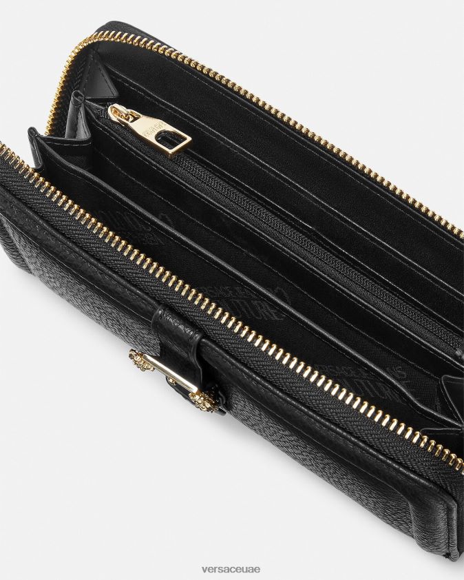 نحيف محفظة كوتور 1 القارية Versace أسود 0FVD2J2320 مُكَمِّلات