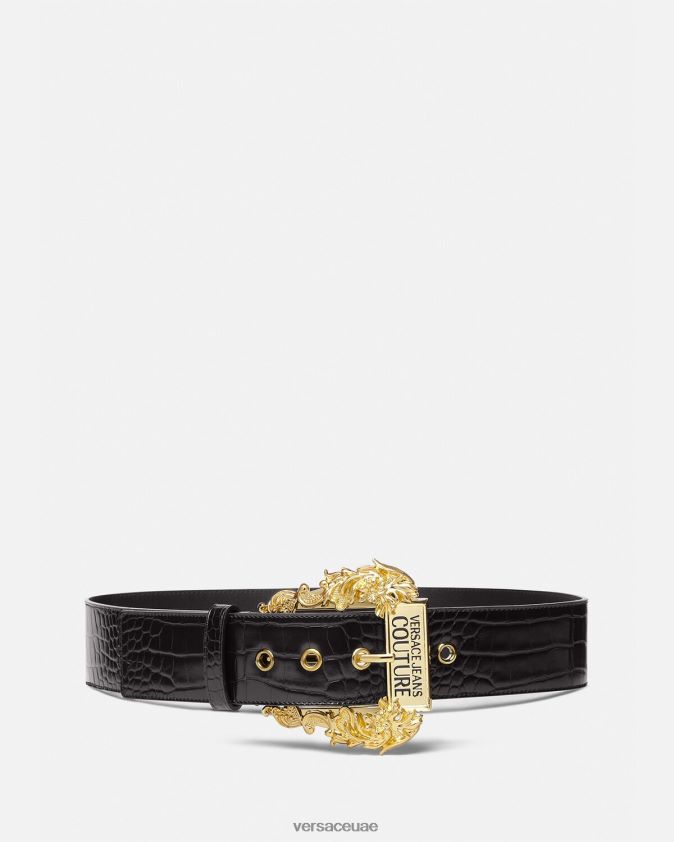 نحيف حزام كوتور 1 واسع Versace أسود 0FVD2J2323 مُكَمِّلات
