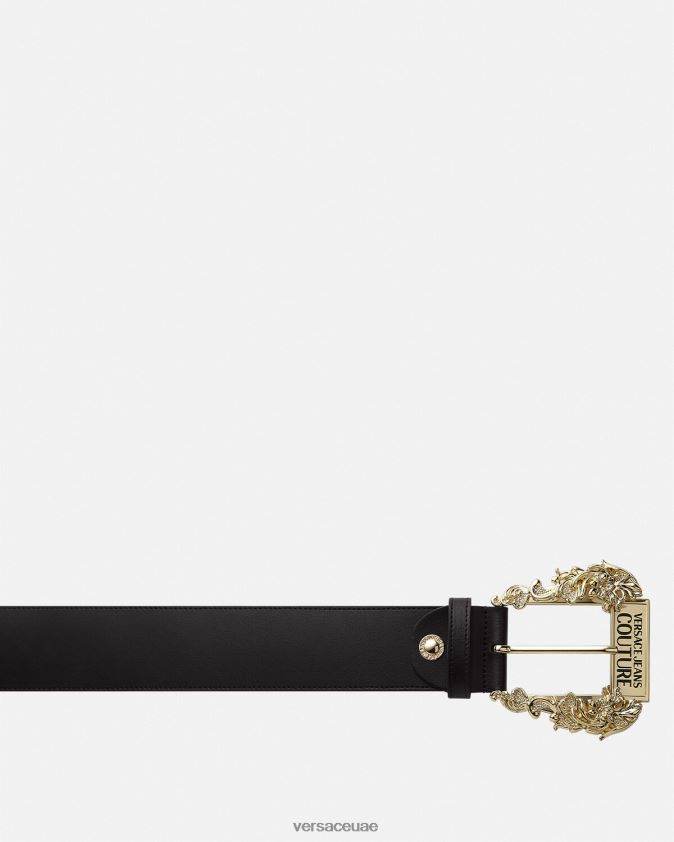 نحيف حزام جلد كوتور 1 Versace أسود 0FVD2J2341 مُكَمِّلات