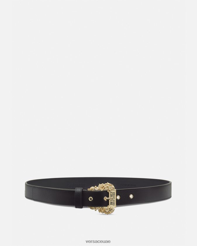 نحيف حزام جلد كوتور 1 Versace أسود 0FVD2J2342 مُكَمِّلات