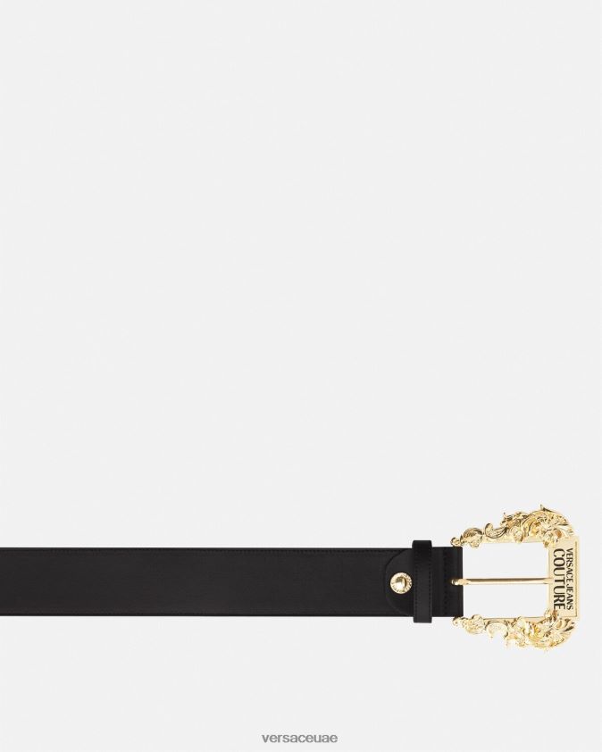 نحيف حزام جلد كوتور 1 Versace أسود 0FVD2J2353 مُكَمِّلات