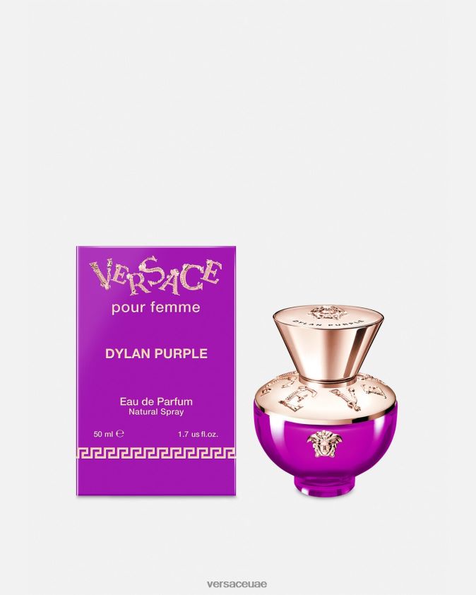 نحيف عطر ديلان بيربل 50 مل Versace البنفسجي 0FVD2J998 مُكَمِّلات
