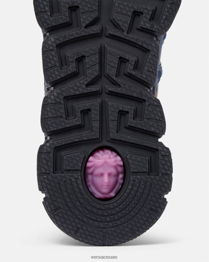رجال حذاء باروكو 660 تريجريكا الرياضي Versace أزرق 0FVD2J1542 حذاء