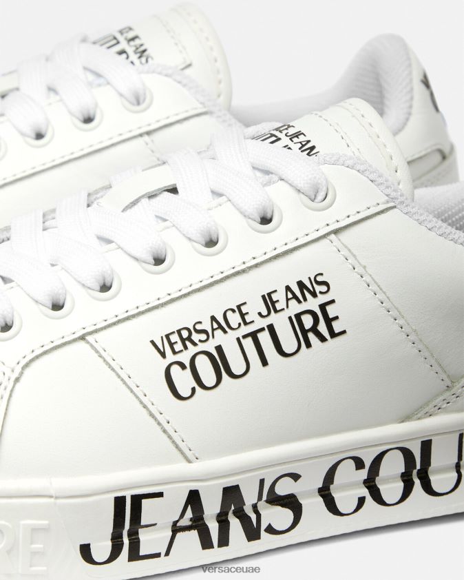 نحيف حذاء رياضي بشعار كورت 88 Versace أبيض 0FVD2J2277 حذاء