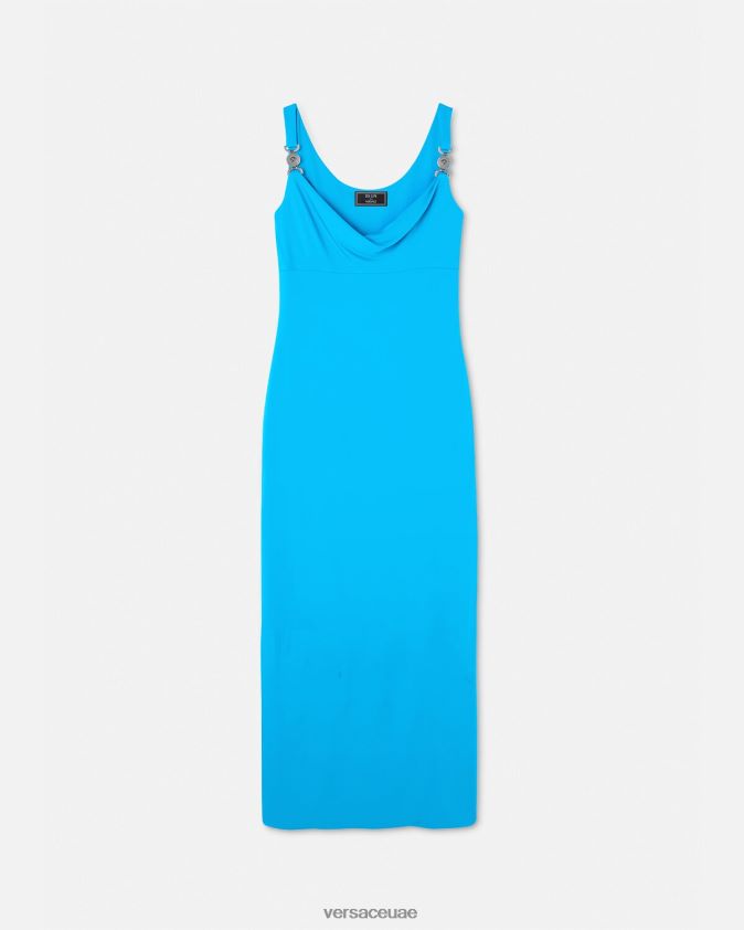 نحيف فستان ميدوسا '95 الطويل Versace أزرق 0FVD2J17 ملابس