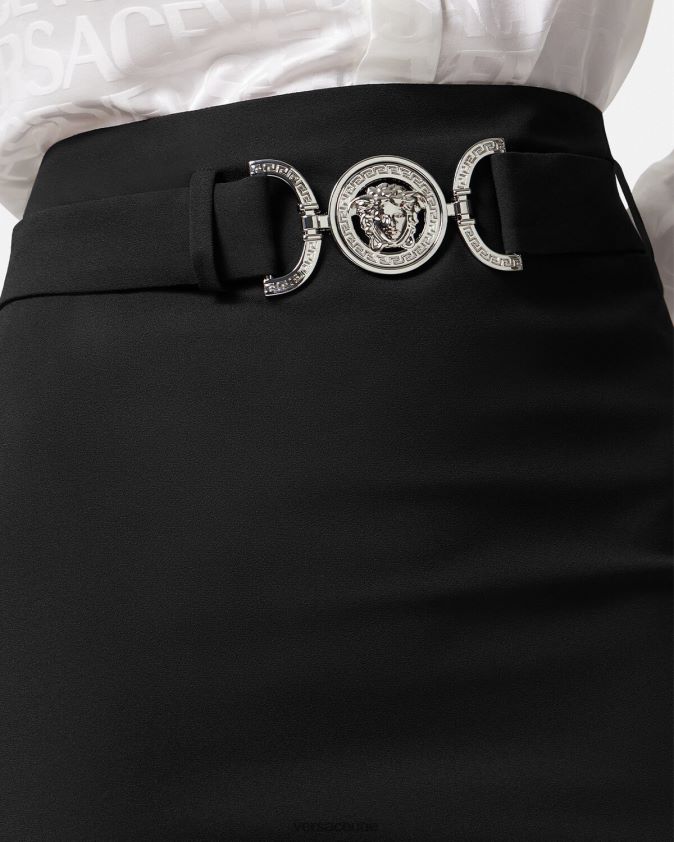 نحيف تنورة ميدوسا '95 ميدي Versace أسود 0FVD2J174 ملابس