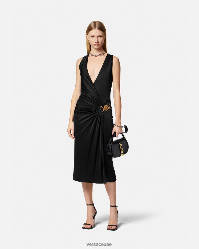 نحيف فستان ميدوسا '95 ميدي Versace أسود 0FVD2J29 ملابس