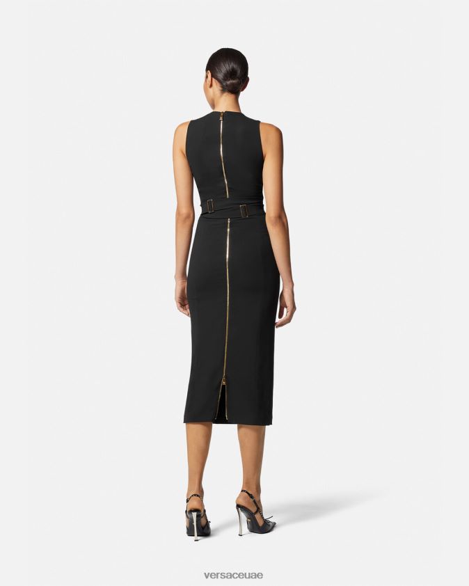 نحيف فستان ميدوسا '95 ميدي Versace أسود 0FVD2J35 ملابس