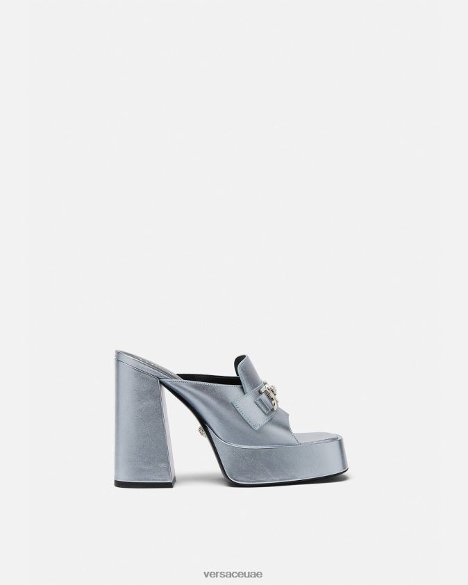 نحيف حذاء ميدوسا '95 بنعل سميك Versace أزرق فاتح 0FVD2J443 حذاء