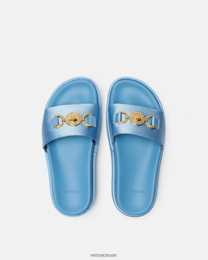 نحيف صندل ميدوسا '95 بنعل سميك Versace أزرق فاتح 0FVD2J456 حذاء