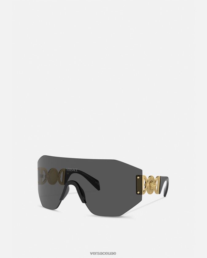 نحيف النظارات الشمسية قناع ميدوسا '95 Versace أسود 0FVD2J607 مُكَمِّلات
