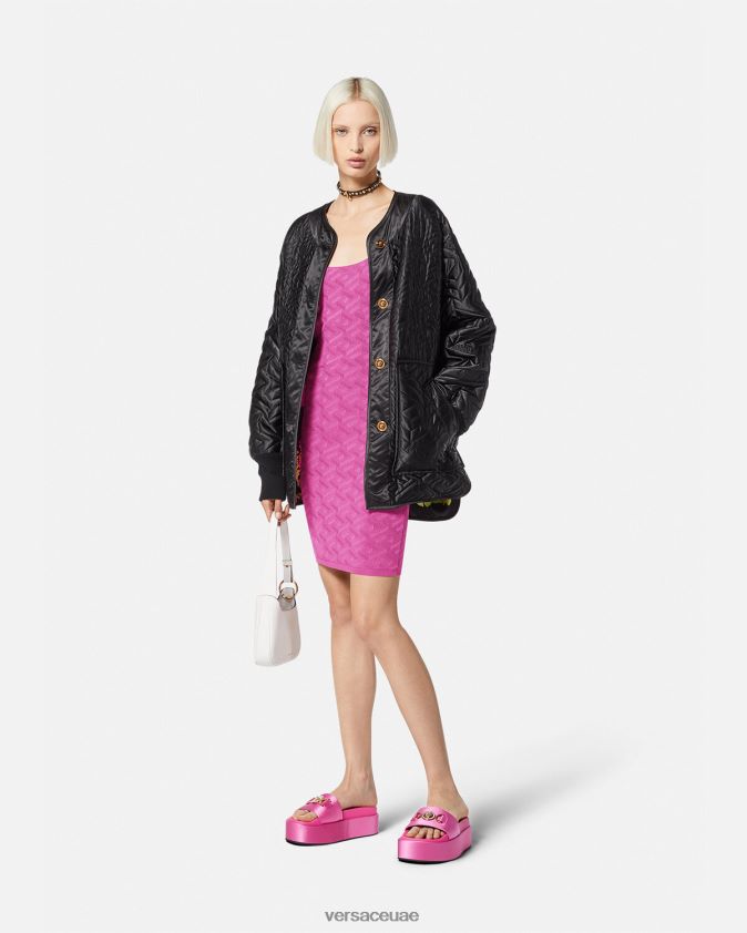 نحيف فستان ميدوسا '95 لا غريكا القصير Versace ضارب الى الحمرة 0FVD2J65 ملابس