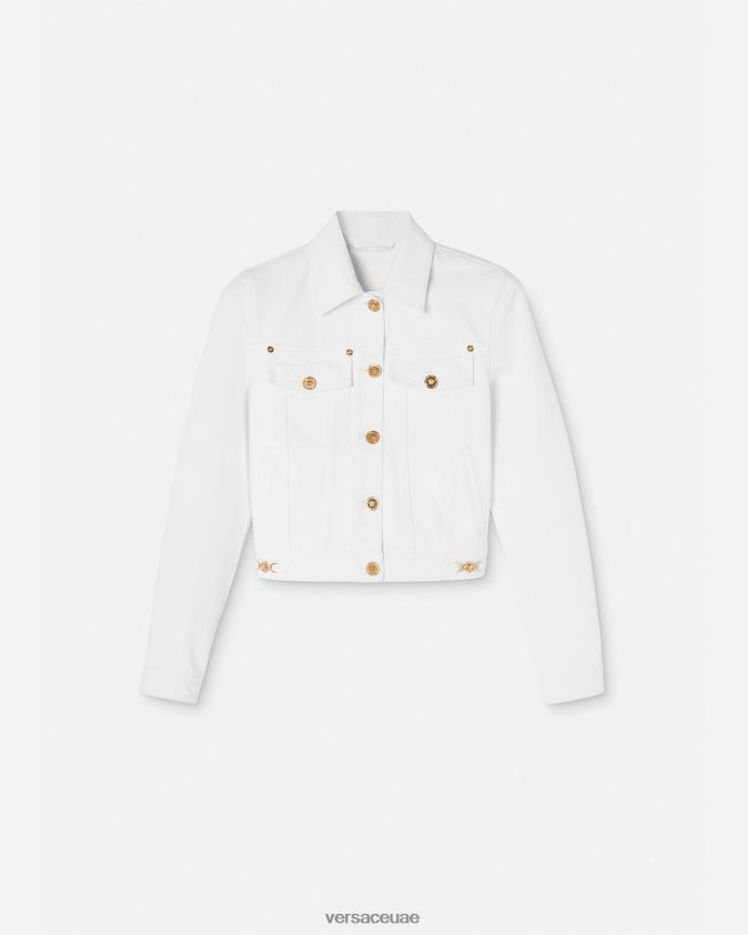 نحيف سترة جينز ميدوسا '95 Versace أبيض 0FVD2J81 ملابس