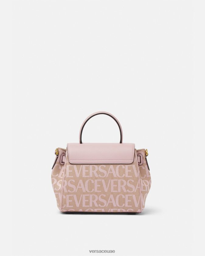 نحيف حقيبة يد صغيرة من Allover La Medusa Versace الوردي والطباعة 0FVD2J326 أكياس