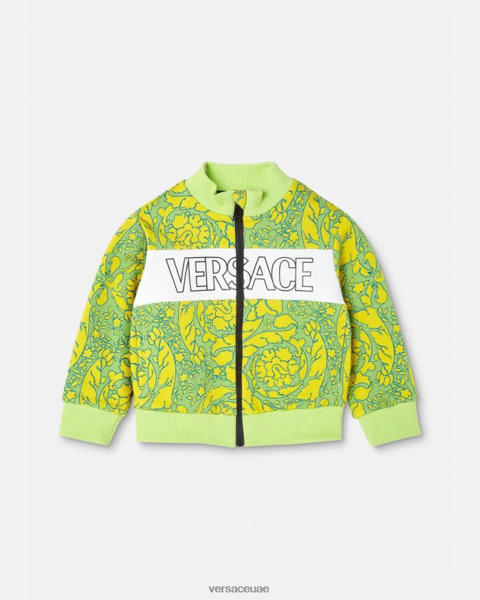 أطفال قميص من النوع الثقيل للأطفال من Barocco Versace مطبعة 0FVD2J1880 ملابس