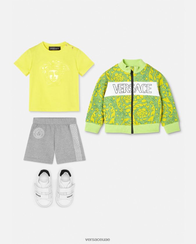 أطفال قميص من النوع الثقيل للأطفال من Barocco Versace مطبعة 0FVD2J1880 ملابس