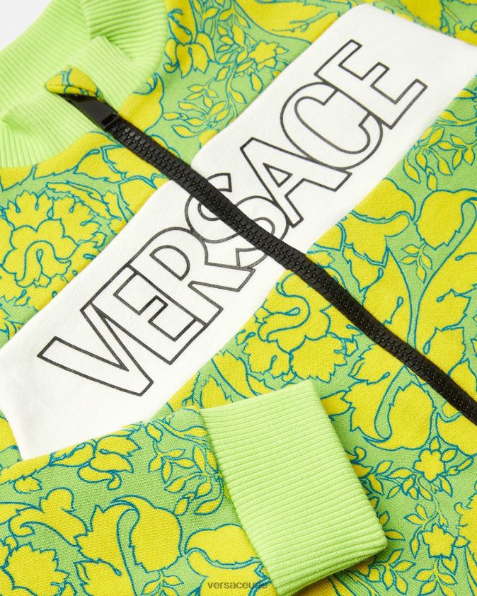 أطفال قميص من النوع الثقيل للأطفال من Barocco Versace مطبعة 0FVD2J1880 ملابس