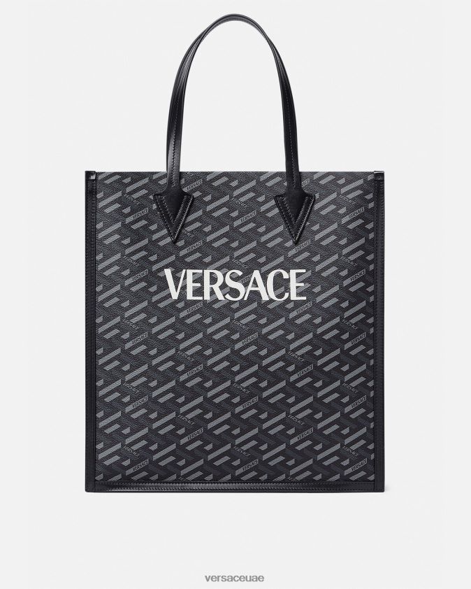 رجال حقيبة حمل طويلة مميزة من La Greca Versace مطبعة 0FVD2J1477 أكياس