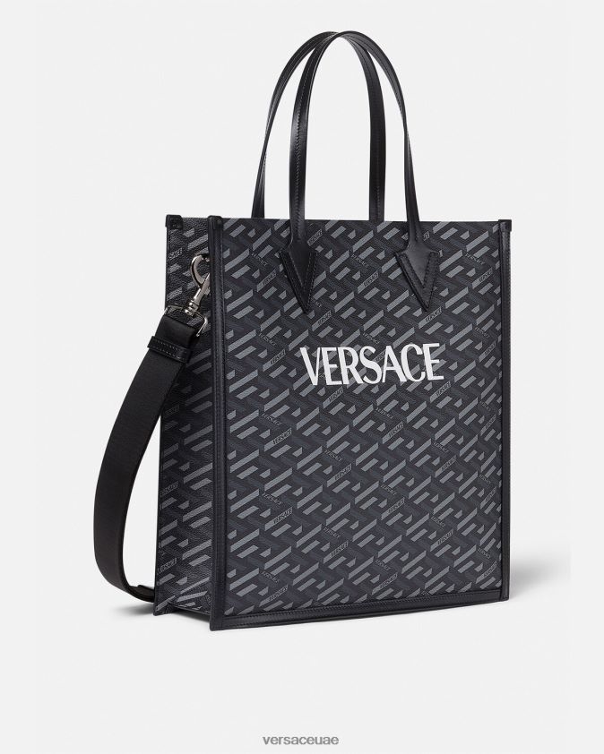 رجال حقيبة حمل طويلة مميزة من La Greca Versace مطبعة 0FVD2J1477 أكياس