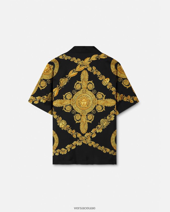 رجال قميص من الحرير الباروكي من Maschera Versace مطبعة 0FVD2J1311 ملابس
