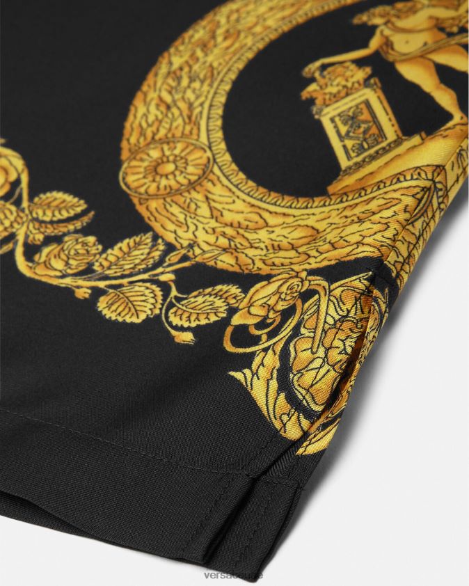 رجال قميص من الحرير الباروكي من Maschera Versace مطبعة 0FVD2J1311 ملابس