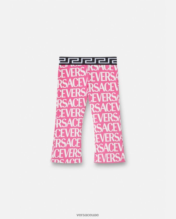 أطفال جميع أنحاء Sweatpants الطفل Versace الوردي والطباعة 0FVD2J1873 ملابس
