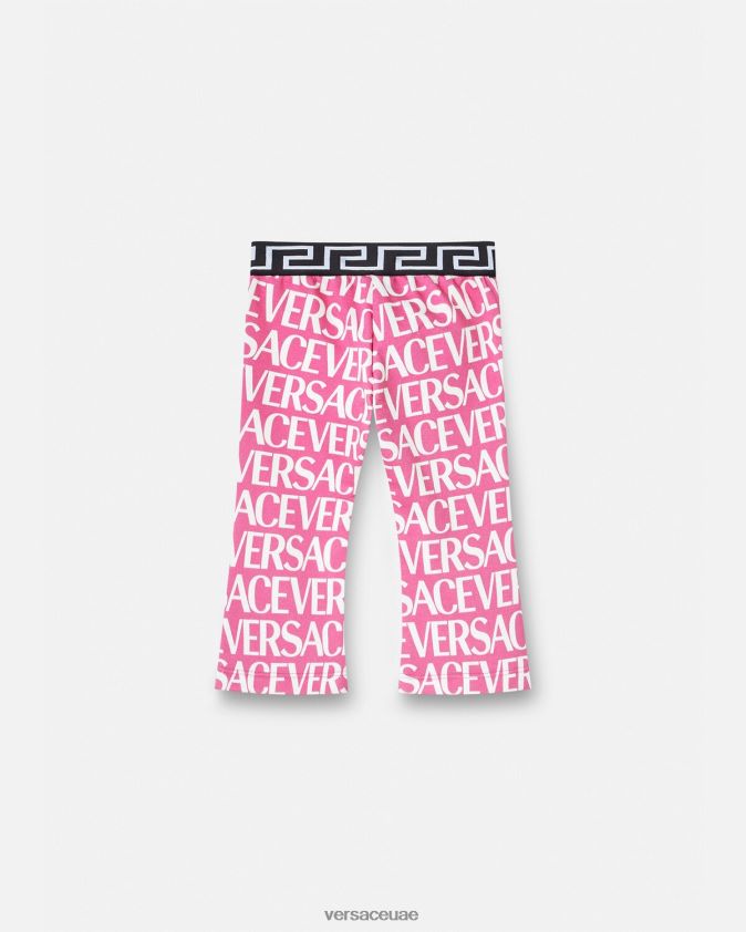 أطفال جميع أنحاء Sweatpants الطفل Versace الوردي والطباعة 0FVD2J1873 ملابس