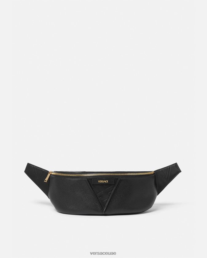 رجال حقيبة حزام V Greca المميزة Versace أسود 0FVD2J1491 أكياس