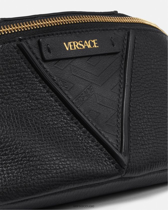 رجال حقيبة حزام V Greca المميزة Versace أسود 0FVD2J1491 أكياس