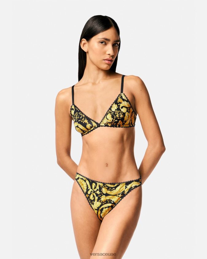 نحيف براليت مثلث الباروك Versace مطبعة 0FVD2J1034 الملابس الداخلية وملابس البحر