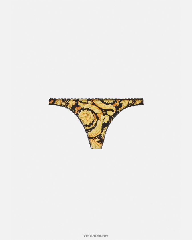 نحيف ثونغ الباروك Versace مطبعة 0FVD2J1035 الملابس الداخلية وملابس البحر