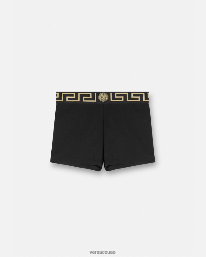 نحيف جذوع الحدود اليونانية Versace أسود 0FVD2J1048 الملابس الداخلية وملابس البحر