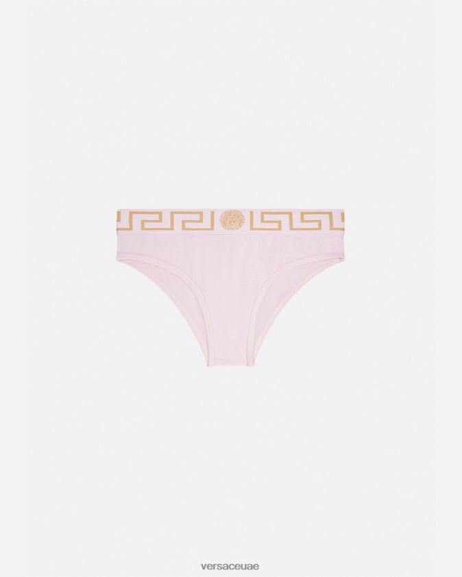 نحيف ملخصات الحدود اليونانية Versace وردي فاتح 0FVD2J1059 الملابس الداخلية وملابس البحر