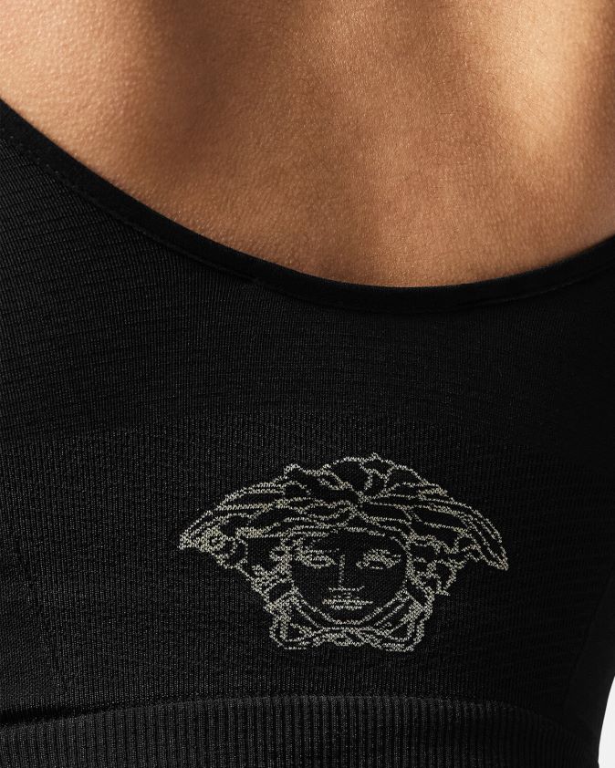 نحيف حمالة صدر لشكل ميدوسا Versace أسود 0FVD2J1062 الملابس الداخلية وملابس البحر