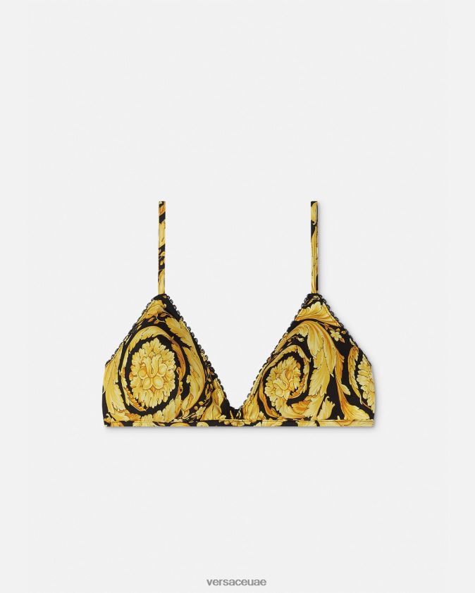 نحيف براليت حرير بطبعة الباروك Versace مطبعة 0FVD2J1070 الملابس الداخلية وملابس البحر