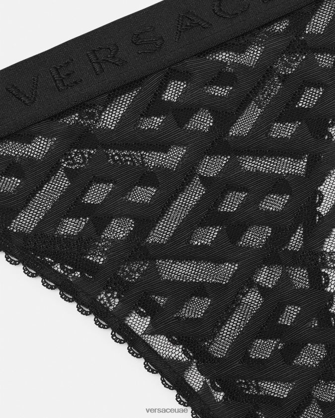 نحيف لا اليونان تول ثونغ Versace أسود 0FVD2J1074 الملابس الداخلية وملابس البحر