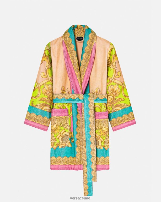 نحيف رداء حمام آلهة الباروك Versace مطبعة 0FVD2J1097 الملابس الداخلية وملابس البحر