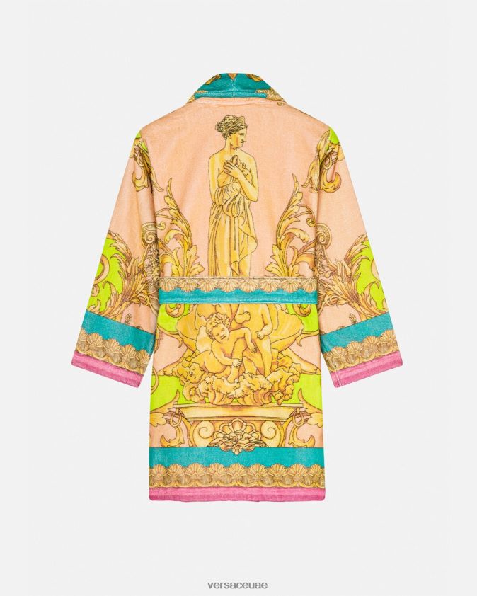 نحيف رداء حمام آلهة الباروك Versace مطبعة 0FVD2J1097 الملابس الداخلية وملابس البحر