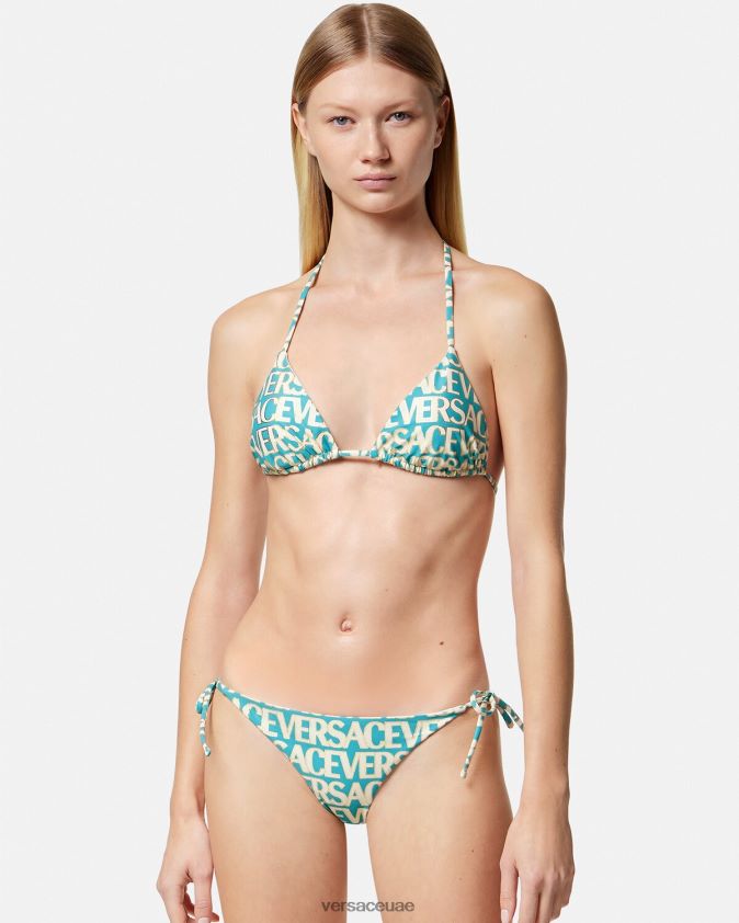 نحيف كل انحاء بيكيني الأعلى Versace مطبعة 0FVD2J1127 الملابس الداخلية وملابس البحر