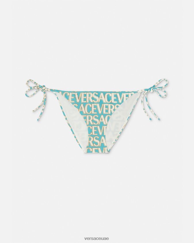 نحيف جميع أنحاء قيعان بيكيني Versace مطبعة 0FVD2J1128 الملابس الداخلية وملابس البحر
