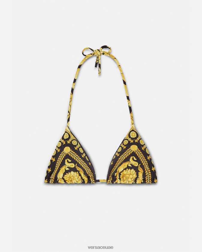 نحيف قطعة بيكيني علوية بطبعة الباروك Versace مطبعة 0FVD2J1138 الملابس الداخلية وملابس البحر