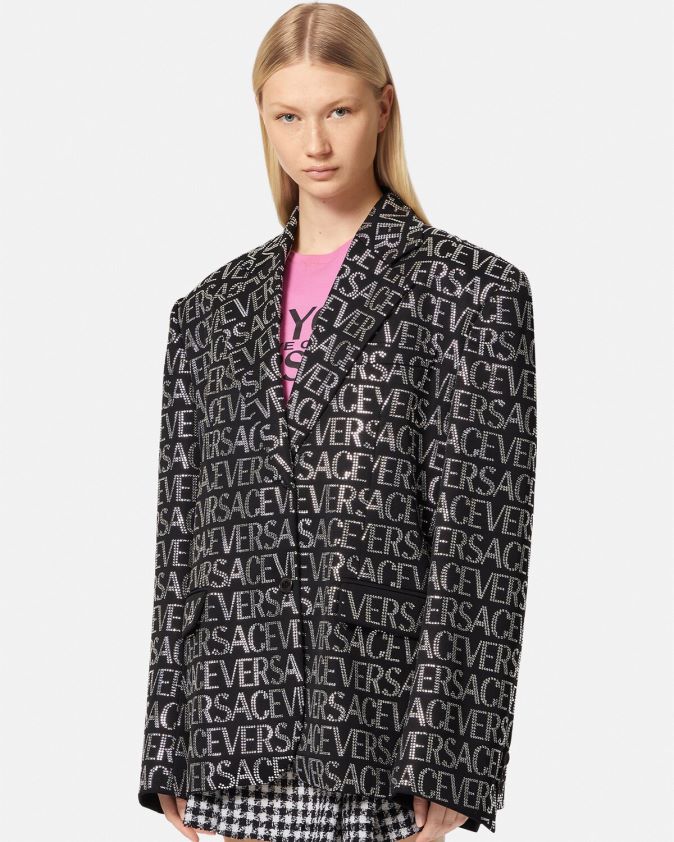 نحيف بليزر من الكريستال Versace لون واحد 0FVD2J115 ملابس
