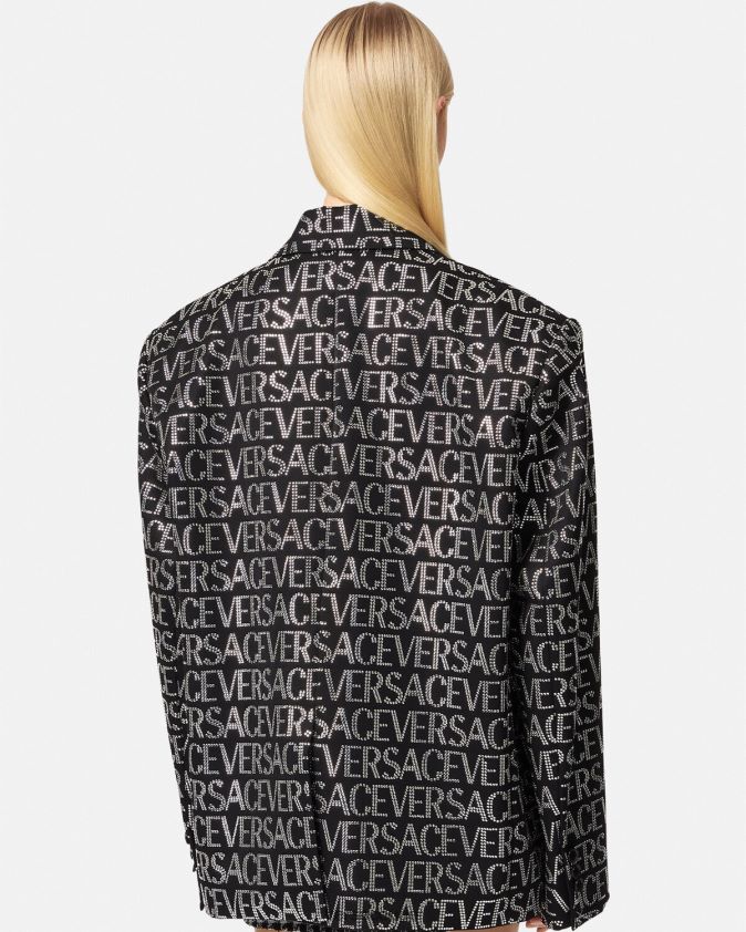 نحيف بليزر من الكريستال Versace لون واحد 0FVD2J115 ملابس