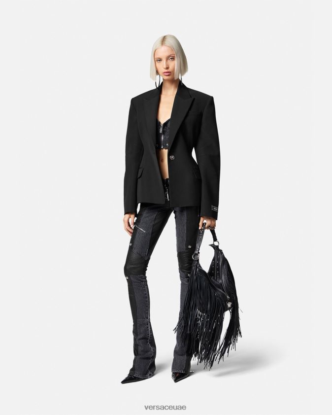 نحيف سترة ميدوسا أحادية الصدر Versace أسود 0FVD2J116 ملابس