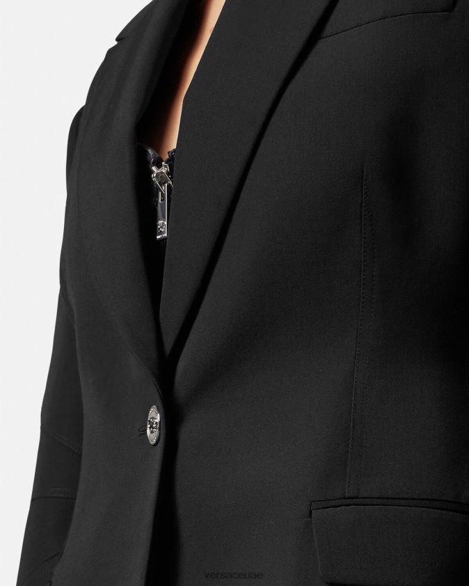 نحيف سترة ميدوسا أحادية الصدر Versace أسود 0FVD2J116 ملابس