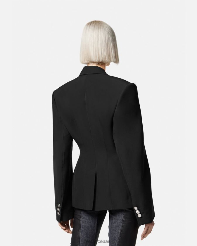 نحيف سترة ميدوسا أحادية الصدر Versace أسود 0FVD2J116 ملابس