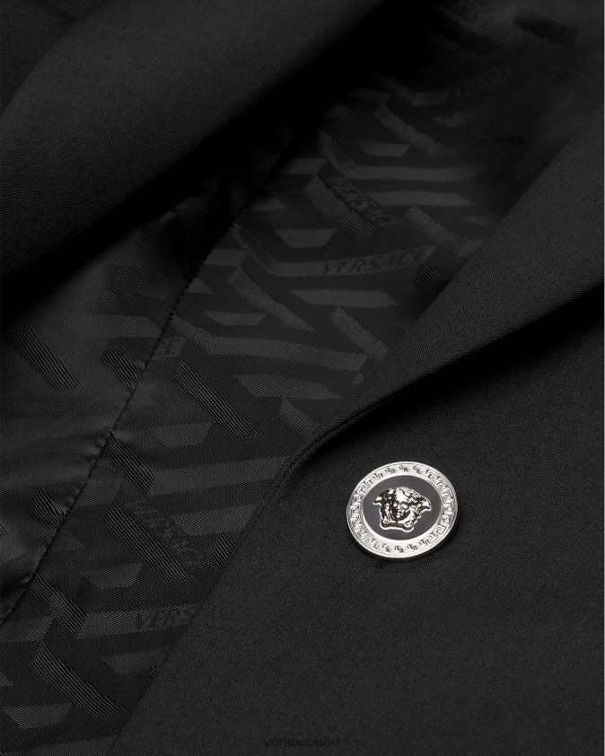 نحيف سترة ميدوسا أحادية الصدر Versace أسود 0FVD2J116 ملابس
